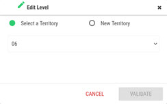 Assign to existing level