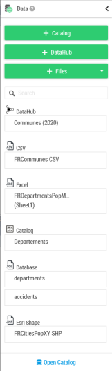 Data panel edit mode