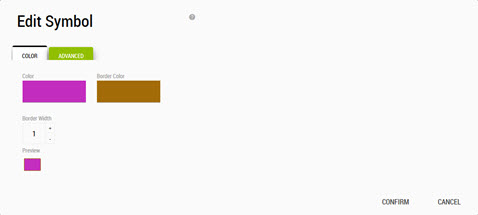 Polygon symbology