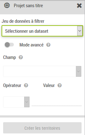 Assistant création par condition