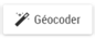 Bouton géocodage