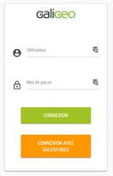 Bouton Se connecter avec Salesforce