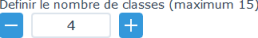 boutons classes