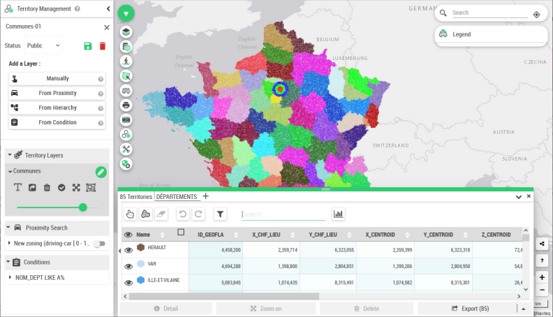 Édition de territoires