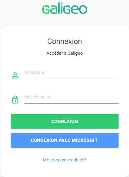 Formulaire de connexion