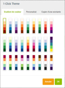 Palette de gradients