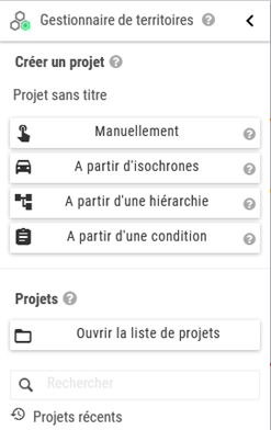 Panneau ouverture module