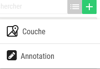 Sous-menu ajout couche
