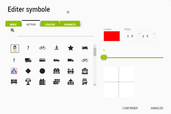 Symbologie vecteur